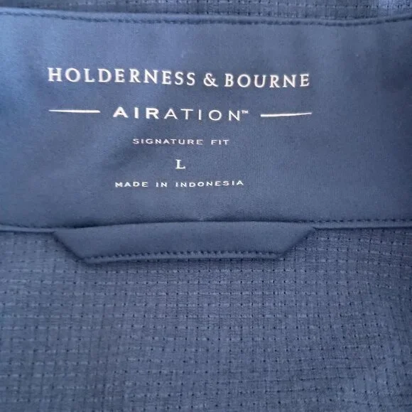 Holderness Bourne Airation Golf Vest Blue Performance Mens L NWOT